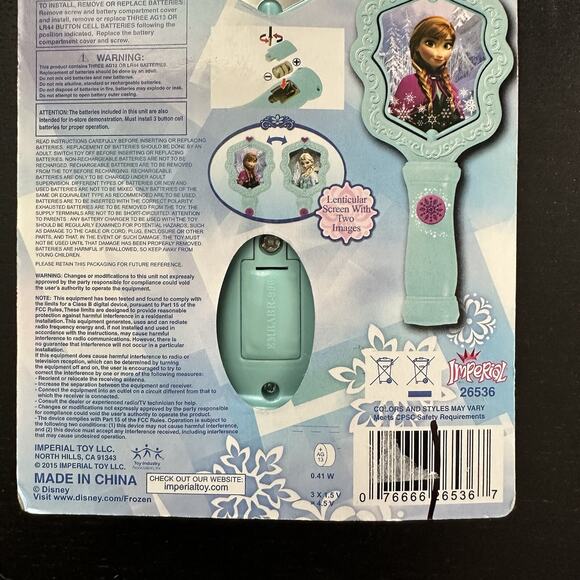 Very Rare Frozen Magic Sounds Mirror - Kids Toys - Lenticular Picture Revolving - Picture 6 of 6